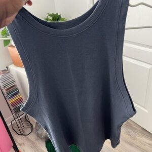 Blue tank top from Hollister